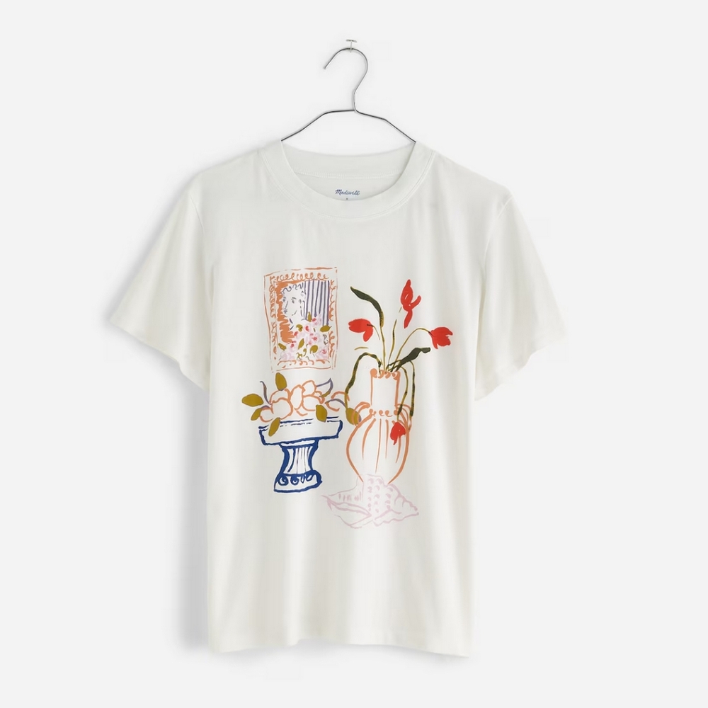 Madewell x Lisa Says Gah! Graphic Softfade Cotton Crewneck Relaxed Tee